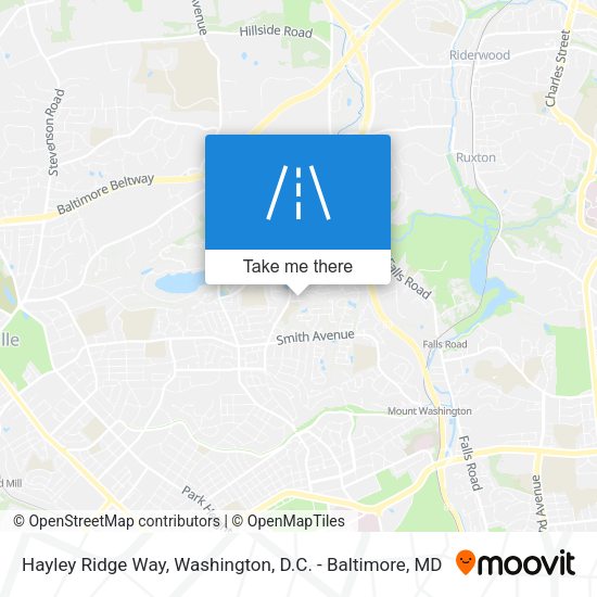 Hayley Ridge Way map