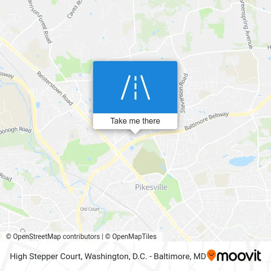 High Stepper Court map