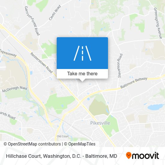 Hillchase Court map