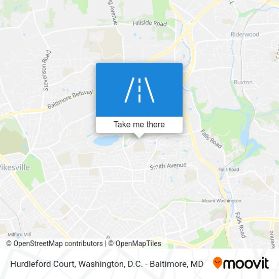 Mapa de Hurdleford Court