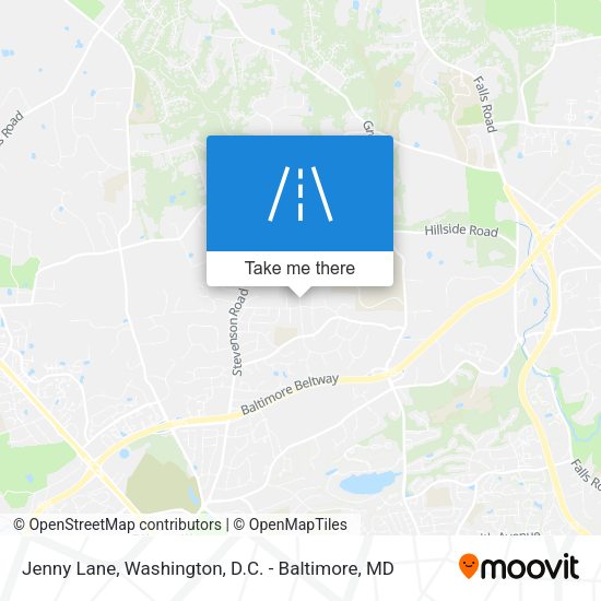 Jenny Lane map