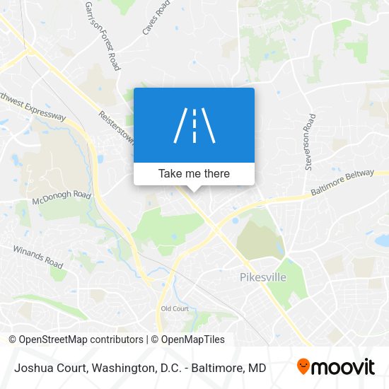Joshua Court map