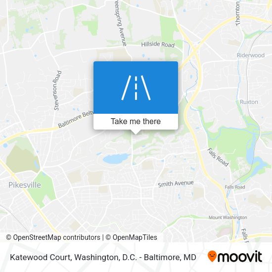 Katewood Court map