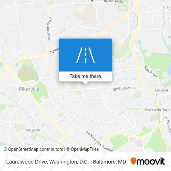 Laurelwood Drive map