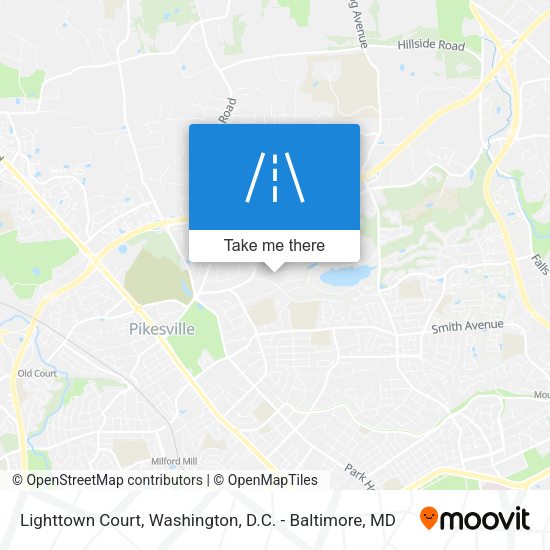 Mapa de Lighttown Court