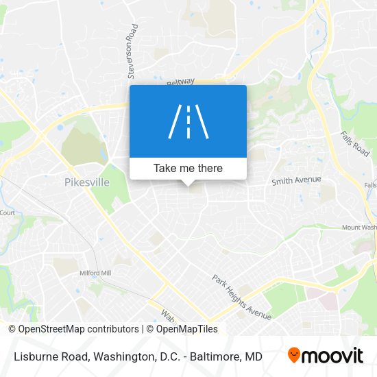 Mapa de Lisburne Road