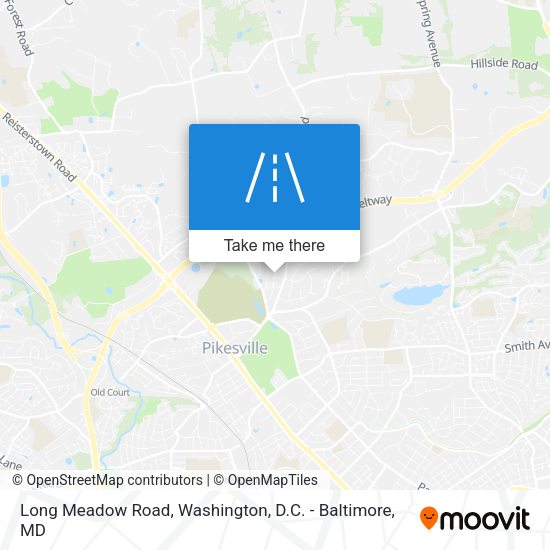 Mapa de Long Meadow Road