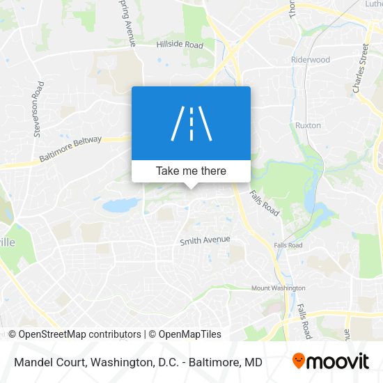Mandel Court map
