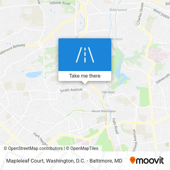 Mapleleaf Court map