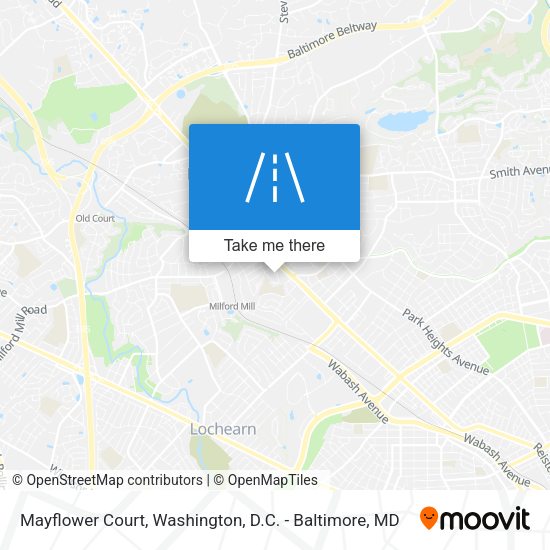 Mayflower Court map