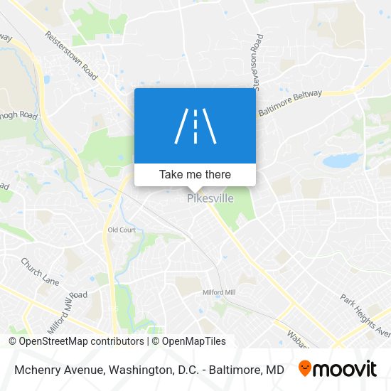 Mapa de Mchenry Avenue