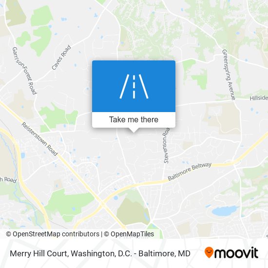Merry Hill Court map