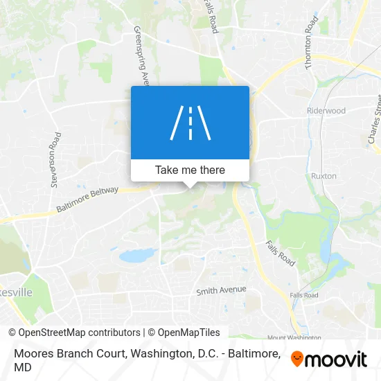 Moores Branch Court map