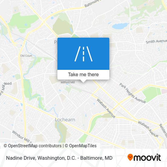 Nadine Drive map