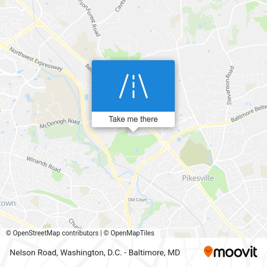 Mapa de Nelson Road
