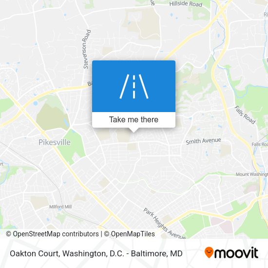 Oakton Court map