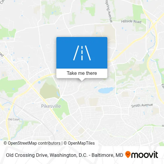 Old Crossing Drive map