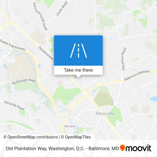 Mapa de Old Plantation Way