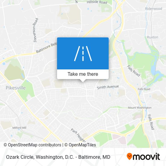 Ozark Circle map