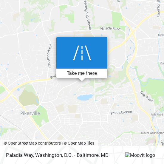 Paladia Way map