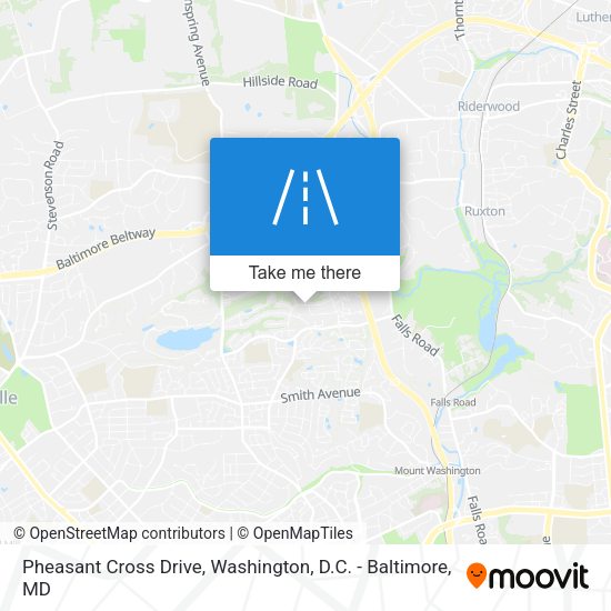 Pheasant Cross Drive map