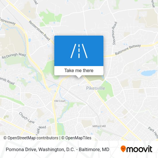 Pomona Drive map
