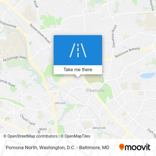 Pomona North map