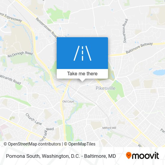 Pomona South map