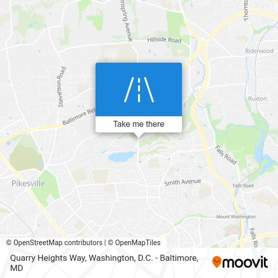 Quarry Heights Way map