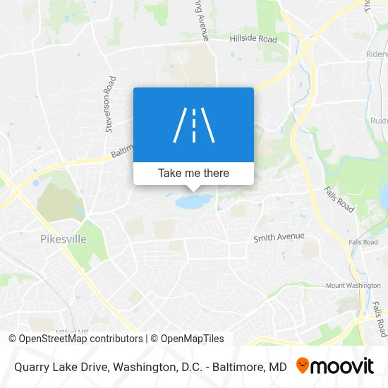 Quarry Lake Drive map