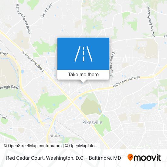 Red Cedar Court map