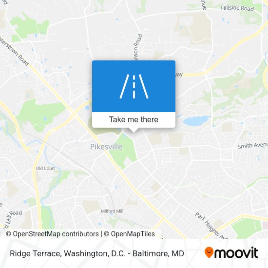 Mapa de Ridge Terrace