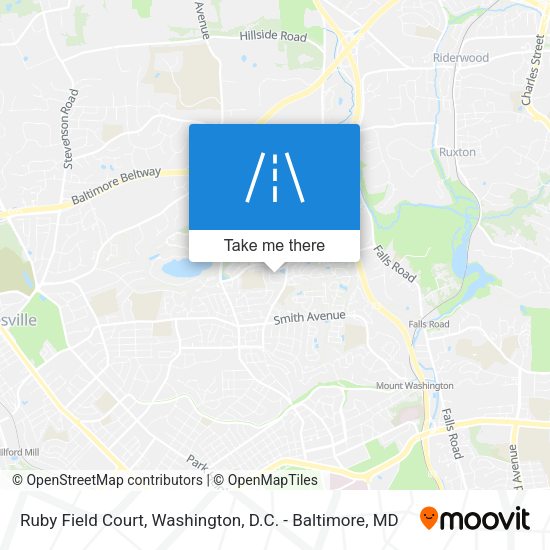 Mapa de Ruby Field Court