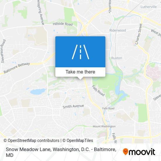 Mapa de Snow Meadow Lane
