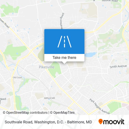 Southvale Road map