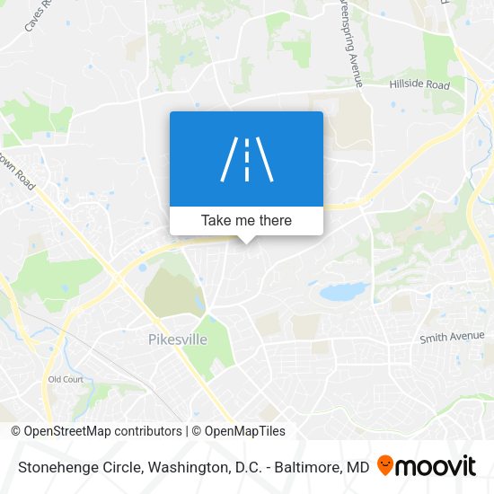 Stonehenge Circle map