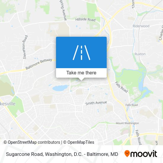 Mapa de Sugarcone Road