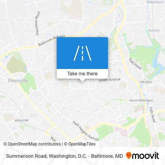 Summerson Road map
