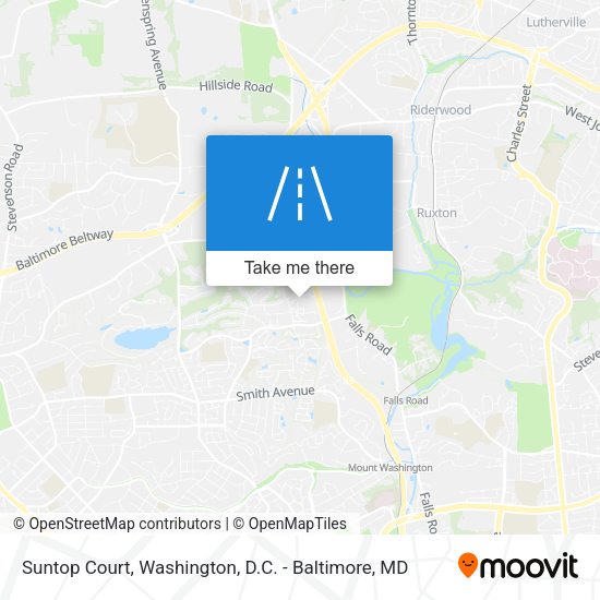Suntop Court map