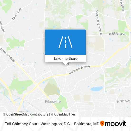 Tall Chimney Court map