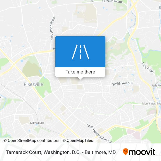 Mapa de Tamarack Court