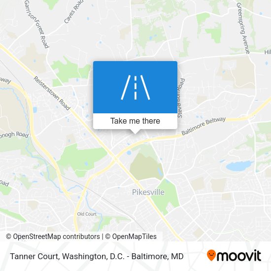 Tanner Court map