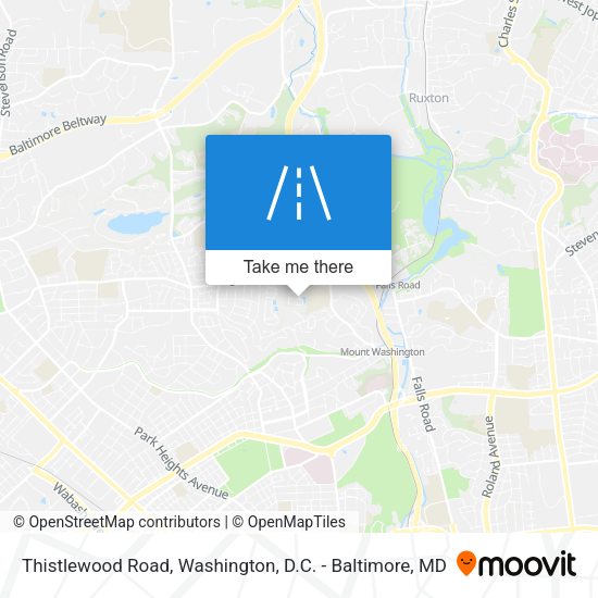 Thistlewood Road map