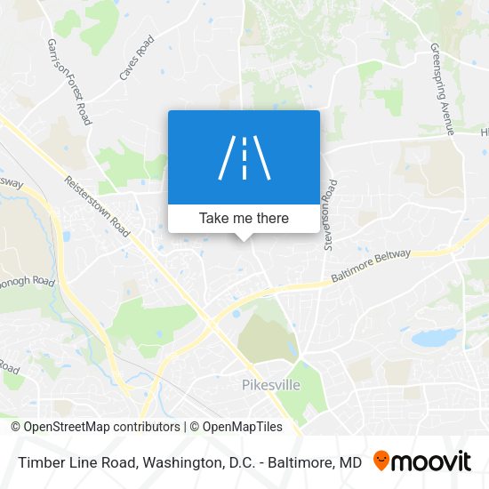 Mapa de Timber Line Road