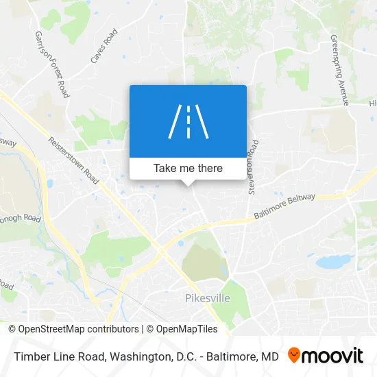 Timber Line Road map