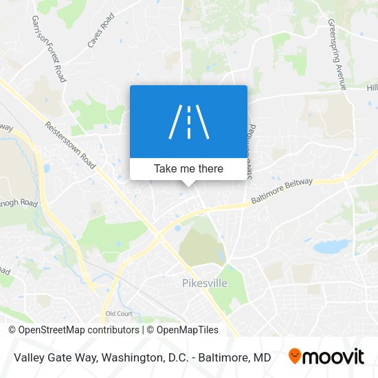 Valley Gate Way map