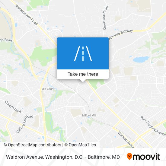 Waldron Avenue map