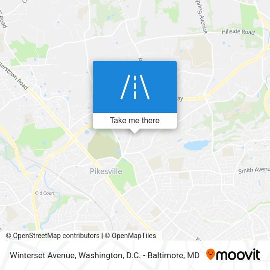 Winterset Avenue map