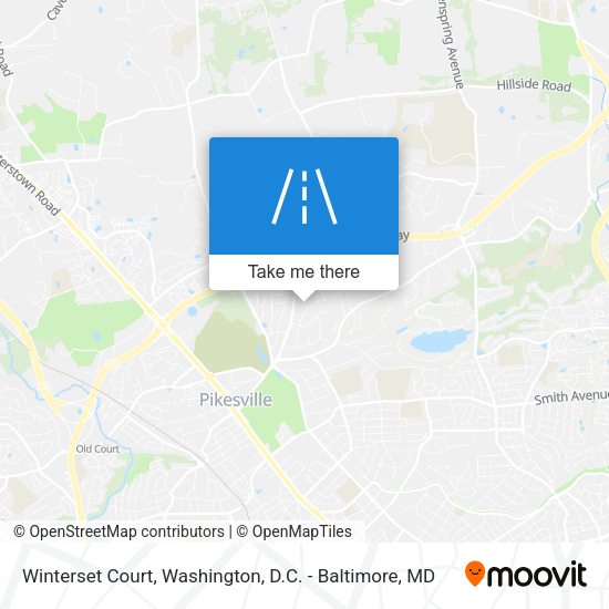 Winterset Court map