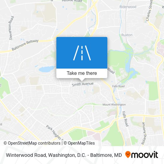 Mapa de Winterwood Road